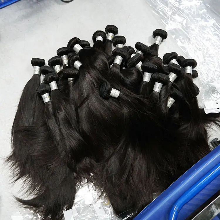 Paquetes de cabello indio de la nueva llegada de la cutícula completa 100% virgen suave indio HairThick paquetes del pelo de la Reina crudo paquetes de pelo