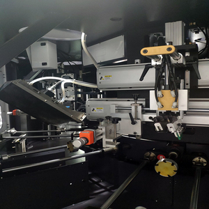 Macchina da stampa serigrafica Servo bottiglia ovale bottiglia quadrata bottiglia rotonda completamente automatica con carico e scarico automatici - Product Image 2