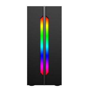 Fashional Gaming PC-Gehäuse im Jahr 2022 192-8 RGB-LED-Streifen auf der Vorderseite mit RGB-Lüfter - Product Image 2