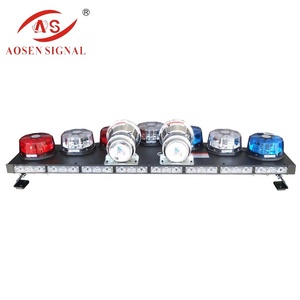 Ambulance <strong>Led</strong> Rotating Beacon Warning Roof V Shape Light bar with Traffic Advisor Light - Product Image 2