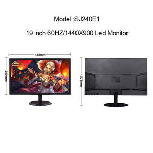 OEM Borderless schermo del Computer da ufficio LCD 60hz Monitor da gioco Monitor da 19 pollici Monitor piatto - Product Image 5