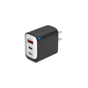 En kaliteli İngiltere AU abd ab hint tak 1 USB C ve telefon kamera Tablet için 2 TYPE-C şarj hızlı şarj güç adaptörü - Product Image 4