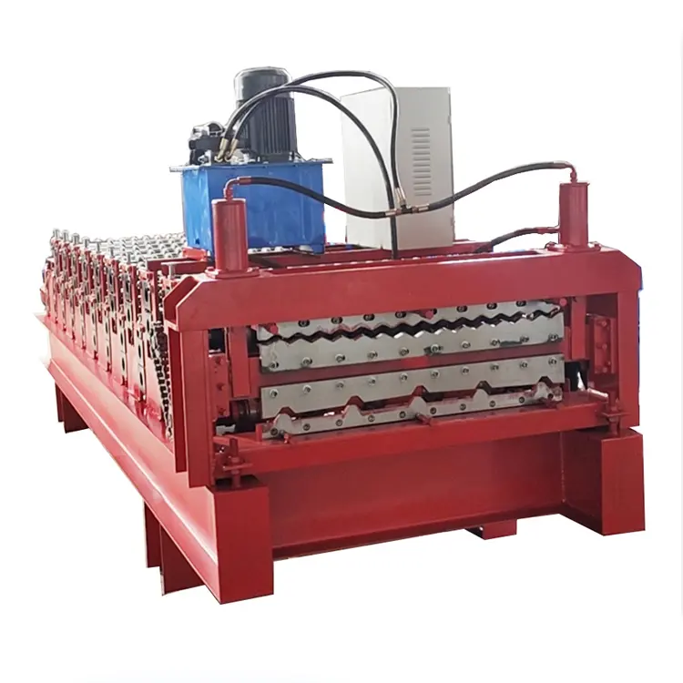Galvanized Steel Metal Roof Tile 840/900 Roll Forming Machine Wall Roof Sheet Make Machine