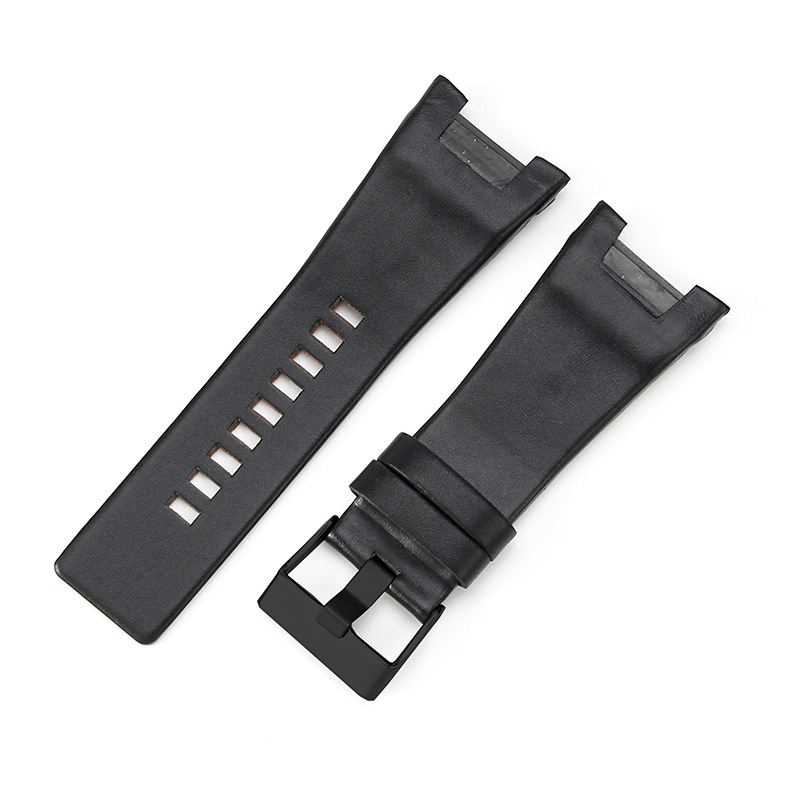 3-smooth black&black buckle