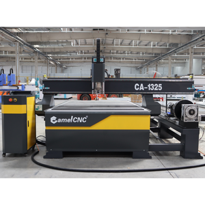 High Quality CA1325 <strong>3D</strong> 4th <strong>Rotary</strong> Engraving Machine 4 Axis <strong>Cnc</strong> Router Machine with <strong>Rotary</strong> <strong>Table</strong> - Product Image 1