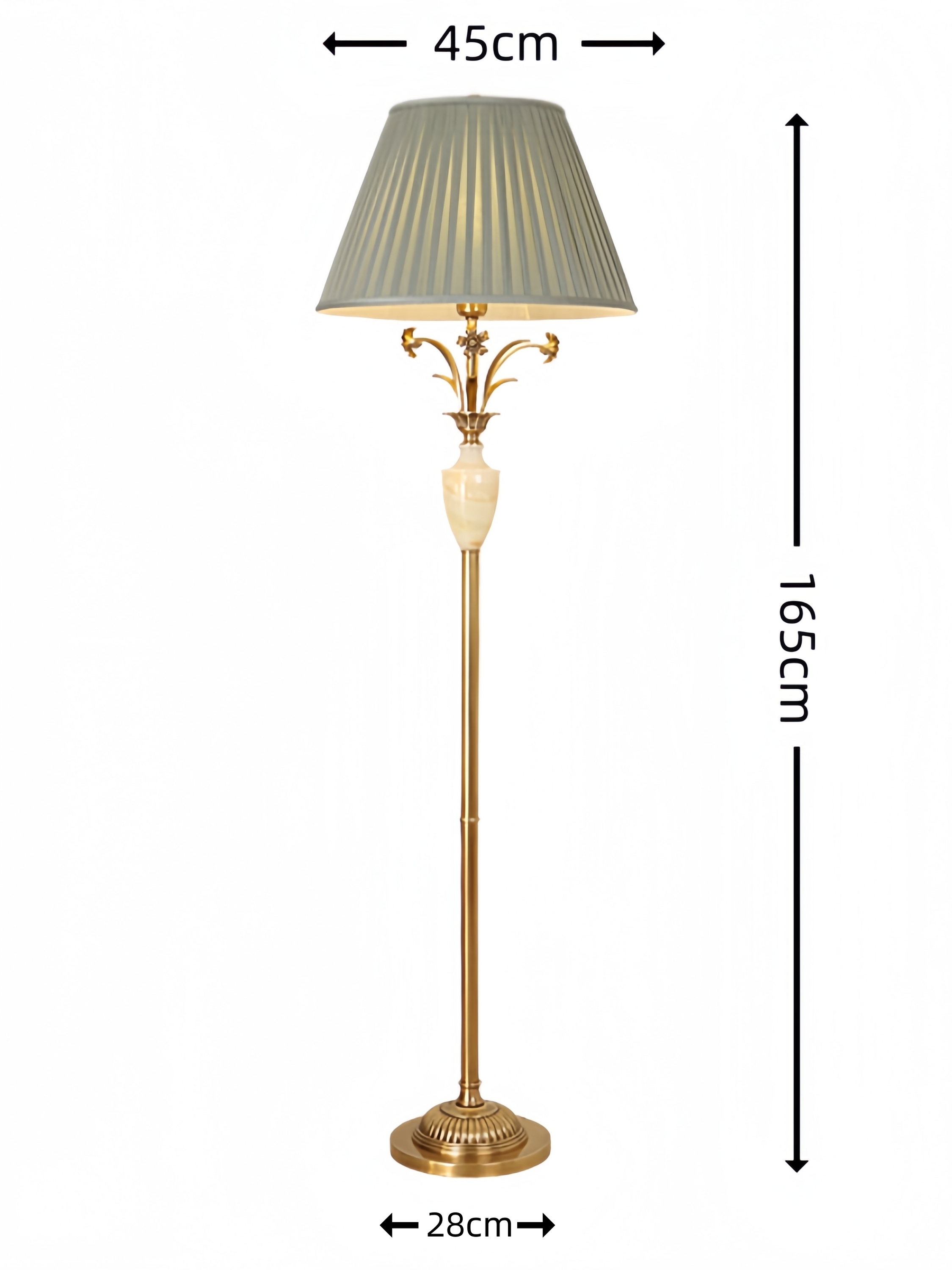 Lampada da terra C-oro