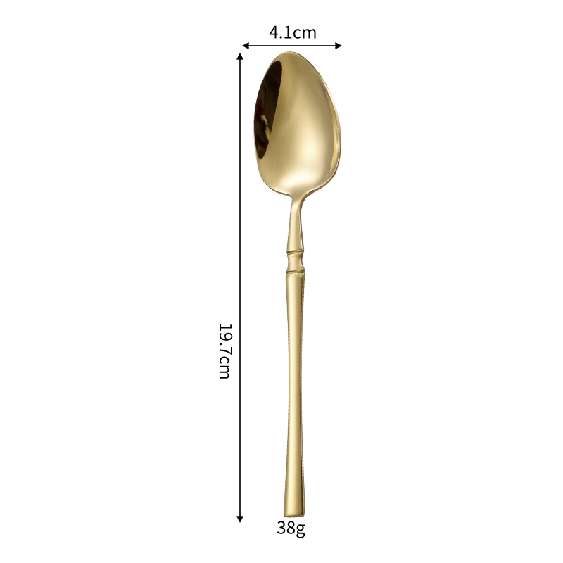 Slim waist - Champagne-colored spoon