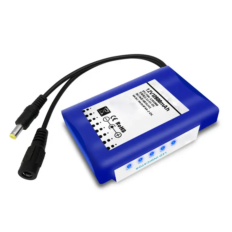 Bateria personalizada lipo pacote 11.1v 5000mah 6ah 10ah 12ah 3s, gabinete bateria com indicador de capacidade