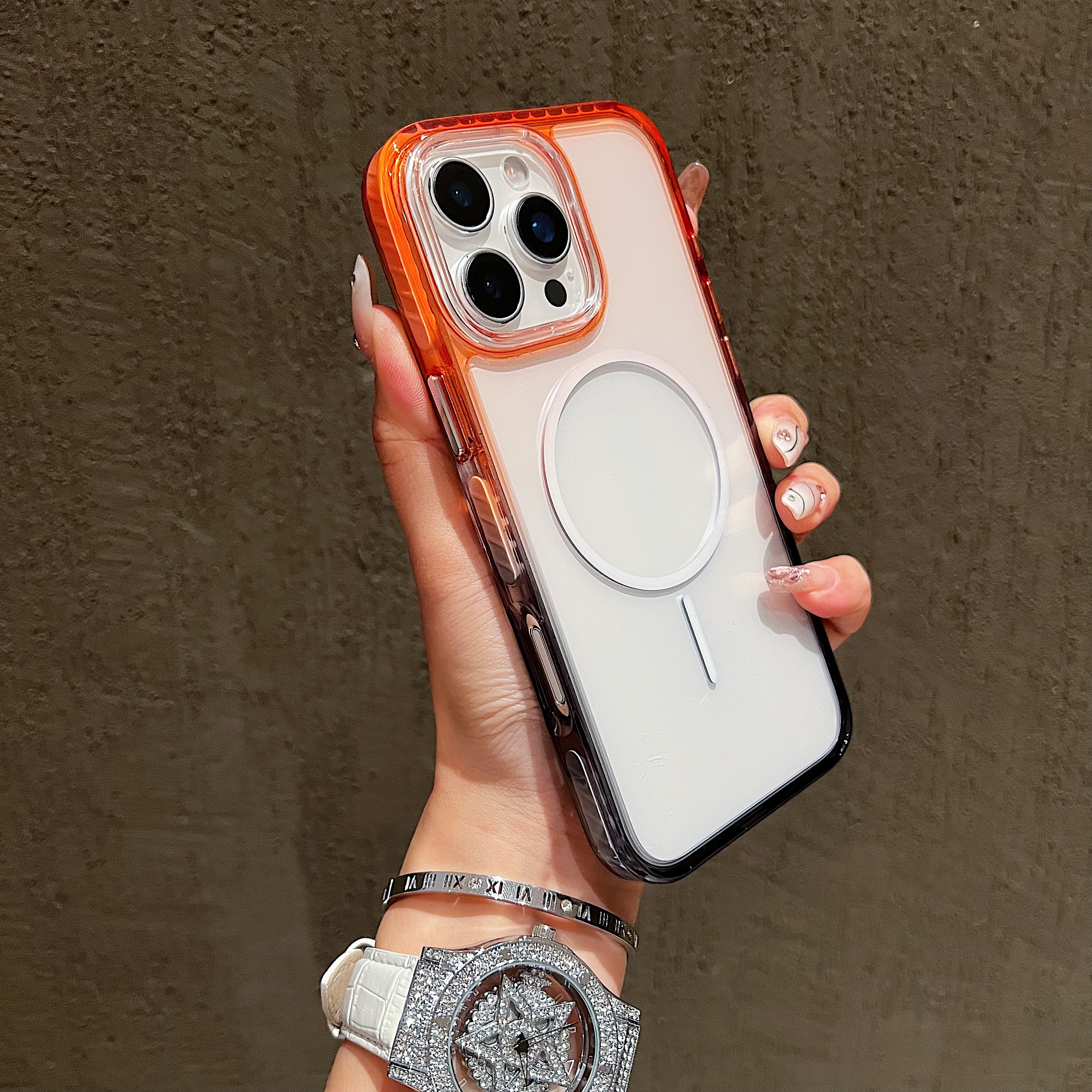Gradient Orange Black