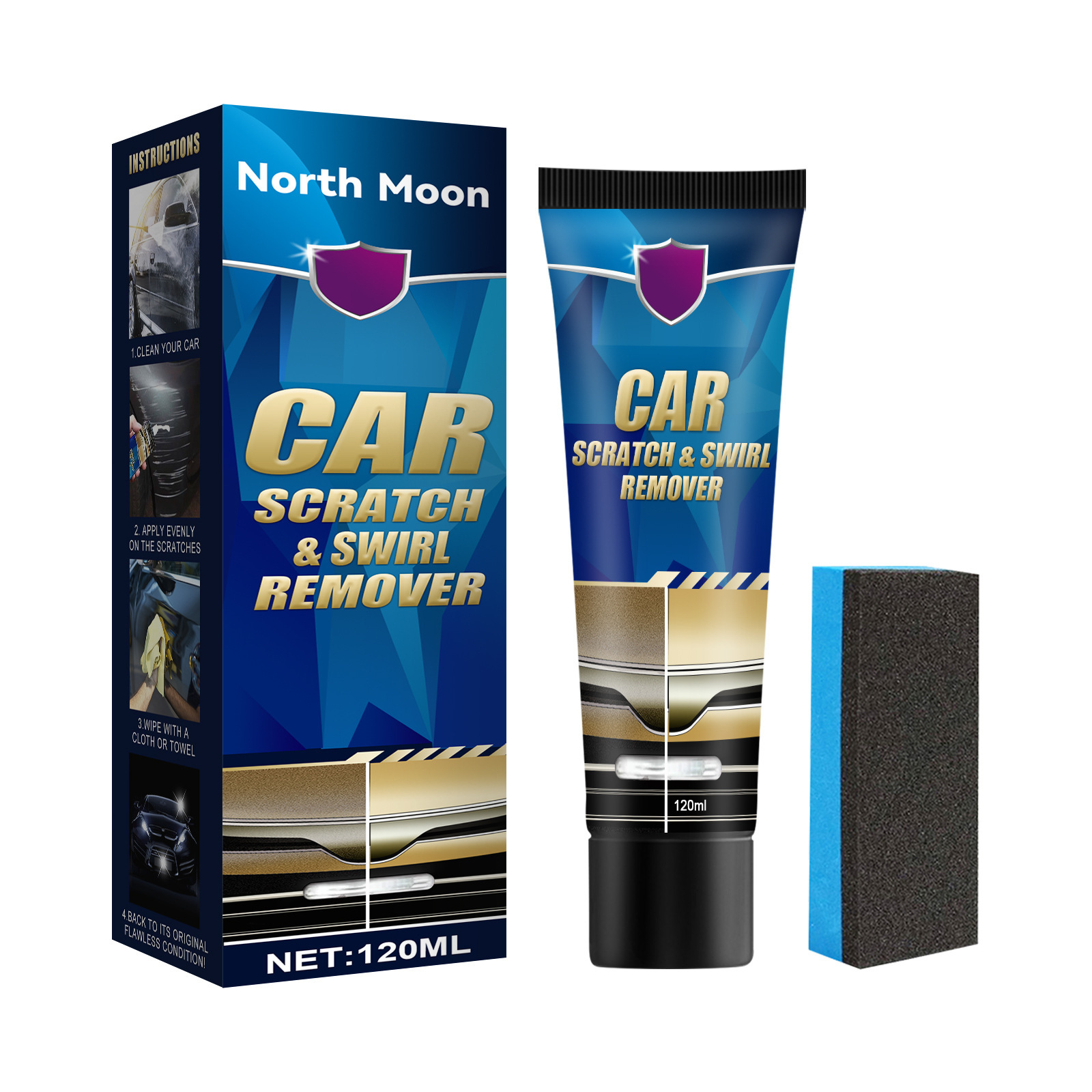 120ml + esponja (en caja)