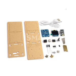 ESP8266 Mini Wetter vorhersage Clock Kit 0,96 Zoll OLED Display Elektronische Uhr Set Unterstützung 2.4G WIFI Netzwerk mit Gehäuse - Product Image 3
