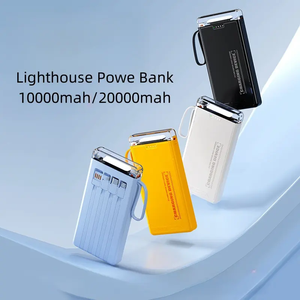 PORPIU新製品2025 LEDトーチ灯台パワーバンク10000mahパワーバンク20000mahアップル用ケーブル内蔵 - Product Image 4