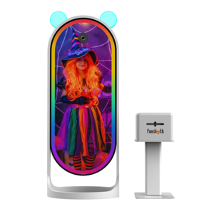 Funsbooth Smart Vintage Wood DSLR Camera Photobooth Machine for Photo Booth <strong>Printer</strong> <strong>with</strong> Mirror Brand New Design - Product Image 2