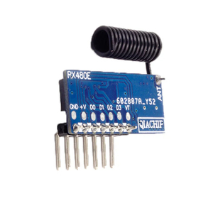 QIACHIP RX480E + KT16 RF 433 mhz trasmettitore 4 pulsante telecomando e ricevitore circuito modulo di uscita 4CH con apprendimento - Product Image 4