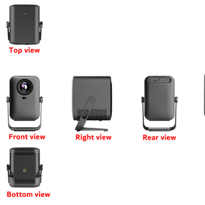 LONNST袖珍投影仪L40安卓智能迷你投影仪720P DLP 3D液晶光源，内置扬声器英国插头交流镜头 - Product Image 2