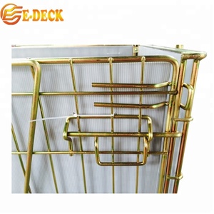 Contenedor de Metal grande y plegable, jaula de malla de alambre, alta calidad - Product Image 4