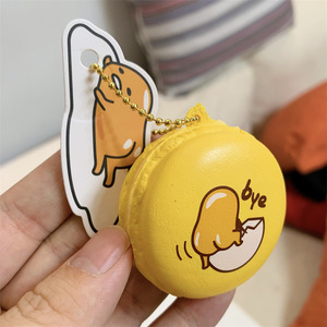Bé mềm cảm giác Silicone phim hoạt hình <span class=keywords><strong>eeg</strong></span> giáo dục Gudetama Macaron đồ chơi 3D mô hình động vật cao su Teether bóp đồ chơi trẻ mới biết đi - Product Image 6