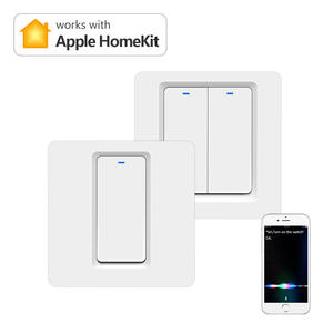 86型智能Wifi开关Siri语音控制双向ABS面板开关，用于10A 240V兼容智能生活应用的墙壁安装 - Product Image 2