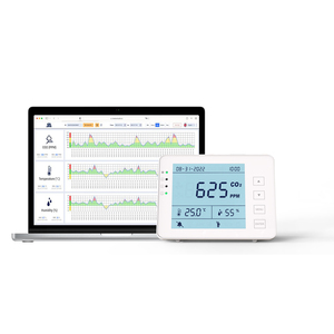 Sala de cultivo Calidad del aire Humedad Temperatura Control de ventilador Medidor de gas de dióxido de carbono Registro DE DATOS Infrarrojo Co2 Sensor Medidor Monitor - Product Image 4