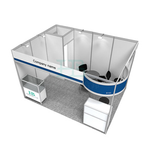 Personalización 3*6M Cabina de estructura de aluminio personalizada modular para exhibición de exhibición Evento de feria comercial - Product Image 2