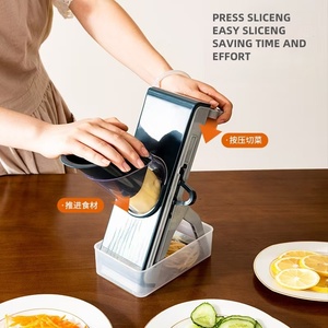 4 in 1 çevre dostu dikey sebze kesici kıyıcı ayarlanabilir bıçaklar dilimleyici soğan patates diğer sebze mutfak - Product Image 3