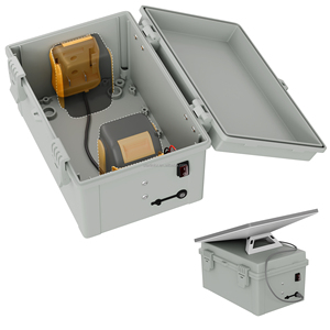 Starlink Mini V4 Trường Hợp Starlink Mini 18V/20V Pin Adapter <span class=keywords><strong>Box</strong></span> Với DC Cắm & Chuyển Đổi - Product Image 1