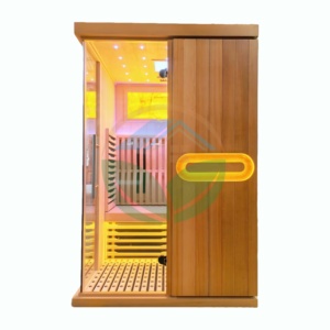 Far &amp; Near Infrared <strong>LED</strong> Sauna Room Heater Low EMF with Red <strong>LED</strong> Dry Sauna with Comfortable Temperature Regulation - Product Image 2