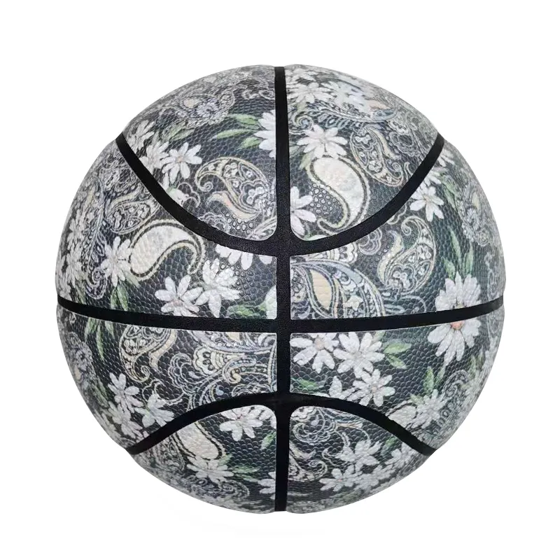 Bolas de baloncesto laminadas de cuero PU, personalizadas, baratas, venta al por mayor de fábrica