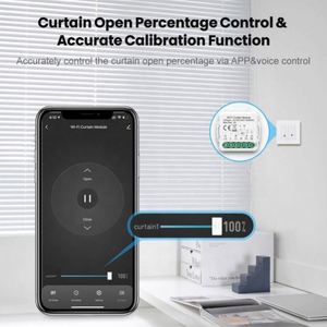 1 Gang Tuya Zigbee3.0スマートホームワイヤレスミニカーテンスイッチリレーモジュール (ローラーブラインドシャッターカーテンモーター用) - Product Image 6