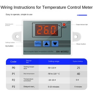 USB/5V Controlador de temperatura de pantalla digital inteligente de alta precisión Instrumentos de temperatura automáticos - Product Image 4