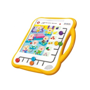 Early Educational <strong>Logic</strong> Pad Thinking Games of Different Topics for Interactive Play and Learn Board for Kids