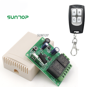 2 Channel 10A <strong>Relays</strong> 433mhz DC12V 24V <strong>Wireless</strong> Rf Receiver with <strong>Wireless</strong> Remote <strong>Control</strong> 2 <strong>Relays</strong> <strong>Wireless</strong> <strong>Outputs</strong> - Product Image 2