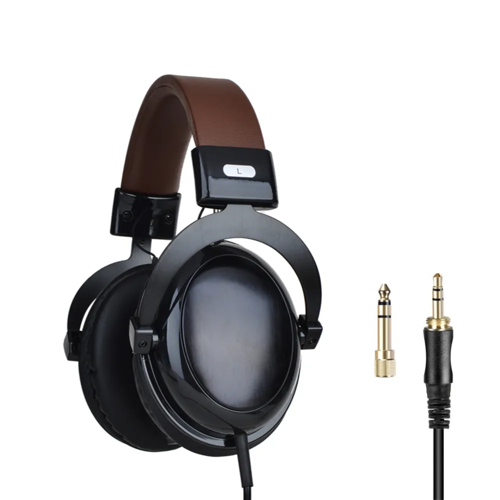 Premium Hi-Fi Dj Style Over-The-Ear Pro Stereo Adjustable Headband 3.5Mm Wired Monitor Headphone
