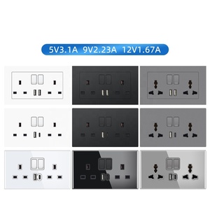 146 doble 13a Enchufe conmutado universal Smart Home con indicador USB A + C 20W Carga rápida Enchufe del Reino Unido - Product Image 2