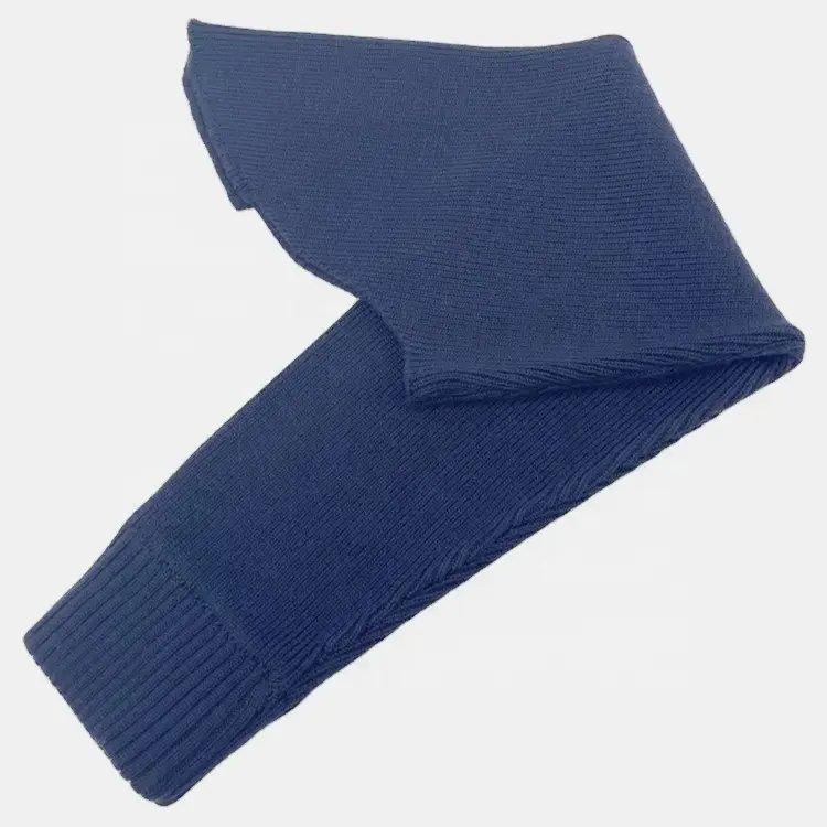 Lã personalizada malha punhos nervurados, tamanho ajustável grosso punho elástico usado para Down Cotton Jacket