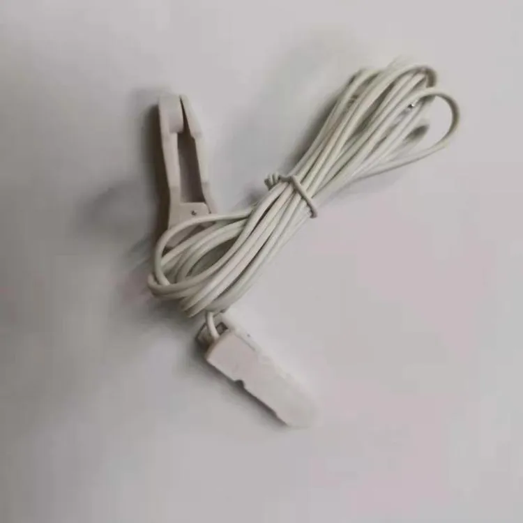 Clip oreille fil électrode/câble médical/fil de dizaines