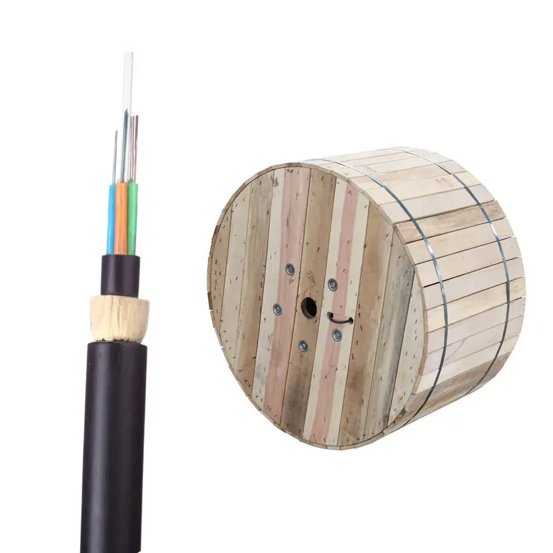 EFON-Cable de fibra óptica para exteriores, Cable aéreo de fibra óptica ADSS 6 8 core 12 24 48 Core