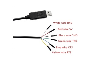 Módulo adaptador FTDI, FTDI ft232rl USB a ensamblaje de cable serie - Product Image 6