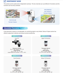SD3C405DB-GNY-A-PV 4MP 5x akıllı çift ışık WizSense ağ PTZ kamera SD3C205DB-GNY-A-PV 2MP 5x çift ışık ağ PTZ kamera - Product Image 5