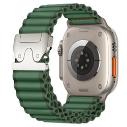 Bracelet vert (boucle argentée) uniquement
