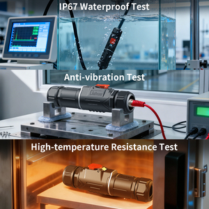 Jnicon mj20 cáp chống thấm nước 20A/300V nữ nam cắm kết nối điện IP67 dây để kết nối dây nhanh chóng khóa <span class=keywords><strong>2</strong></span> Pin kết nối - Product Image 3