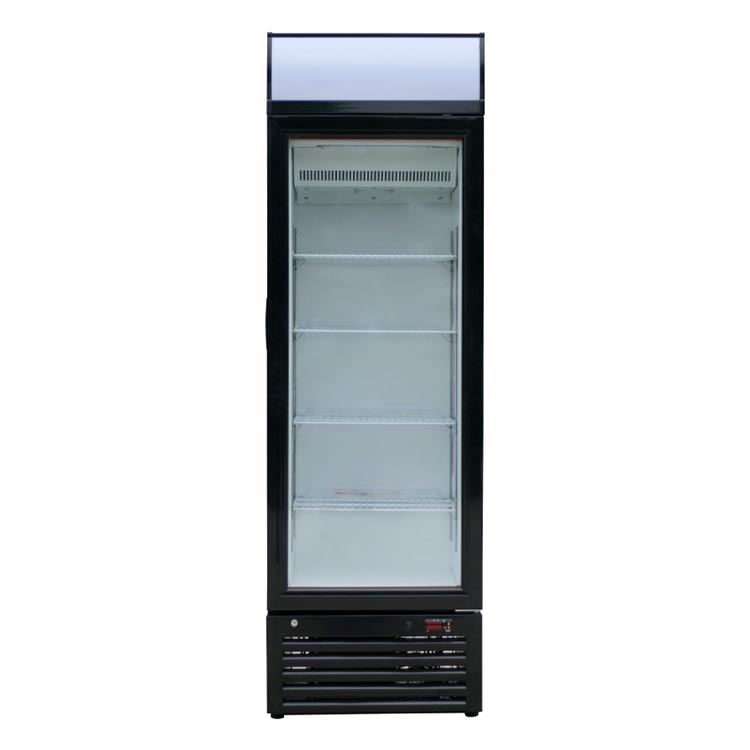268l glass door frost free vertical freezer display cabinet ice cream display cabinet
