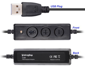 Адаптер USB QD для наушников с функцией быстрого отключения, совместимый с Plantronics - Product Image 3