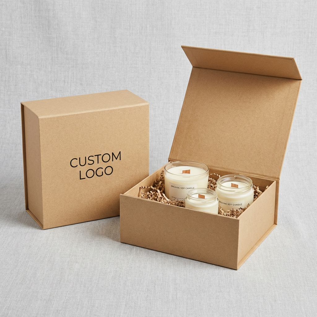 Magnetic flip cover box