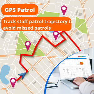 Alta precisione GPS IP67 4G chiamata vocale chiamata vocale SOS allarme personale gestione guardia Tour di pattuglia - Product Image 5