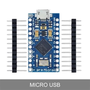 Pro Micro ATmega32U4 5V 16MHz Original-Chip Ersetzen Sie ATmega328 für Arduino Pro Mini mit 2-reihigem Stift kopf für Leonardo UNO R3