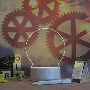 亚克力Diy记号板节日灯创意发光二极管夜灯Usb留言板灯带笔 - Product Image 6