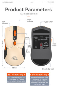 Juego de teclado y ratón de modo dual inalámbrico Wolf T96 gratis para juegos de Esports Juego de teclado y ratón mecánico con sensación de manos BT