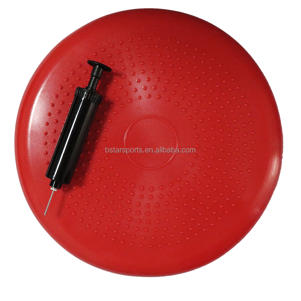 Coussin oscillant rouge avec pompe