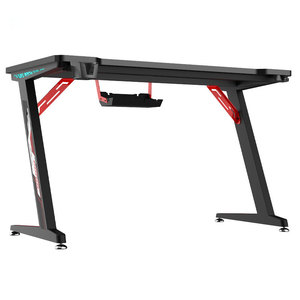 Escritorio de computadora de metal multifunción ajustable en altura para juegos y trabajo de PC Estación DE TRABAJO DE cibercafé elegante - Product Image 2